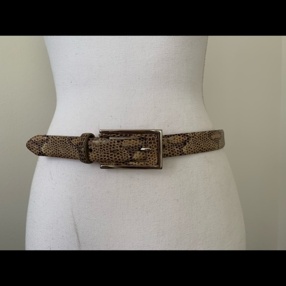 Genuine Italian leather belt main image 4